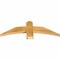 Ekena Millwork Bellingham Rough Sawn Timber Gable Bracket, Western Red Cedar, 36"W x 12"H x 2"D x 4"F, 8/12 Pitch GBW036X12X0204BEL00RWR - alternate 5